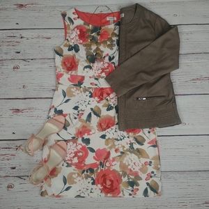 Coral Floral Dressbarn Dress